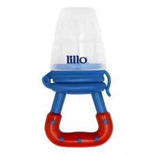 Alimentador Infantil Em Silicone Com Alça 6m+ Azul - Lillo