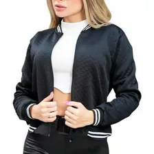 Jaqueta Bomber Casaco Blusa Feminina Com Ziper Jaquetinha