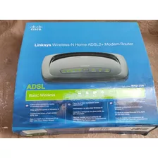 Roteador Linksys Wag120n-br Wireless 802.11n Modem Adsl2/2+