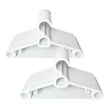 Kit 30 Cabides Branco Para Atacado Reforçado Camisa