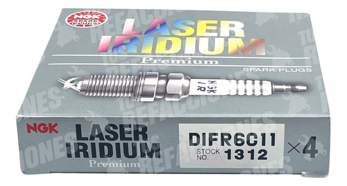 Bujas Laser Iridium Ngk Mitsubishi Lancer 2013 2.0l Foto 3