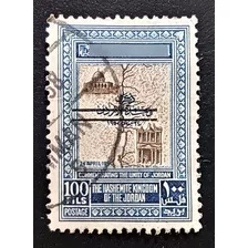 Jordania, Sello Sc 277 100 Mils Unidad 1952 Usado L18168