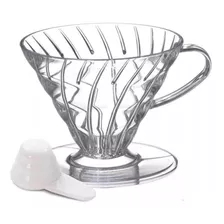 Suporte Para Filtro De Café Hario V60-02 Acrilico Transp