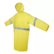 Gabardina Impermeable Con Cintas Reflejantes M Surtek