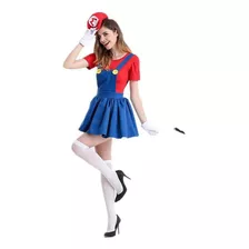 Super Mario Anime Jogo Uniforme Cosplay Traje De Halloween