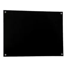 Lousa De Vidro Preta 60x40 Cm Quadro Para Escrita