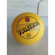 Antiga E Rara Bola De Volei Da Estrela Plástico