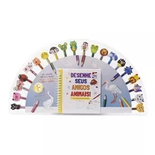 Livro Desenhe Seus Amigos Animais - Um Livro-kit Divertido