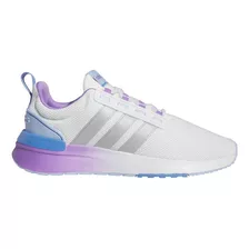 Tenis Mujer adidas Racer Tr21 Blanco-morado 