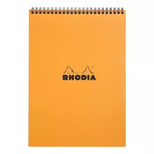 Bloc De Notas Espiral 8.25x11.75, Rayado, Naranja