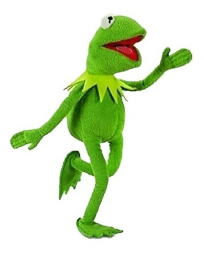 Caco O Sapo Kermit Pelúcia Muppet Babies Vintage 40cm