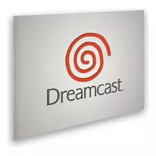 Quadro Decoração Gamer Dreamcast De Mdf