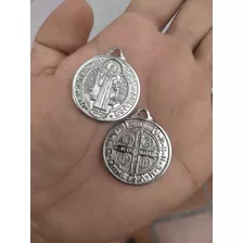 Medalla San Benito En Zamak 3cm X3und