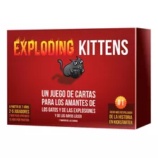 Exploding Kittens Original En Español Juego De Cartas Mesa