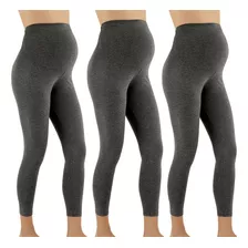 Kit 3 Calça Legging Gestante Maternidade Plus Size Curve