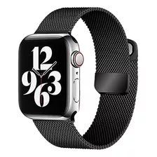 Pulseira Milanese Aço Metal Magnetico Fecho 38mm 40mm Apple