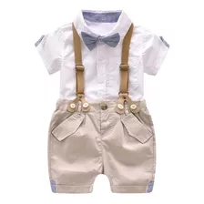 Conjunto Bebe Niño Nuevo Elegante Terno 4 Piezas Importado