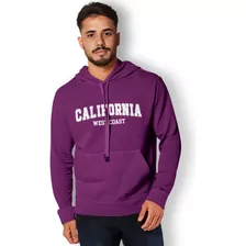 Blusa De Frio Moletom Califórnia West Coast Casaco Com Capuz