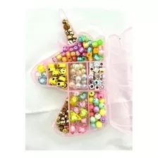 Maleta Miçanga Unicornio Pulseiras E Colares Criança Promo