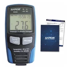 Datalogger Temperatura Umidade Certificado Calib Akrom Kr420