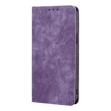 Funda Case Para Samsung A71 Flip Cover Lila Antishock