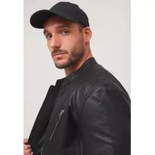 Chaqueta Only & Sons Biker Negro - Calce Regular