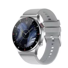 Smartwatch Lige Bw0382 1.3 Caja 45.7mm Silver, Malla Silver De Silicona Y Bisel Silver