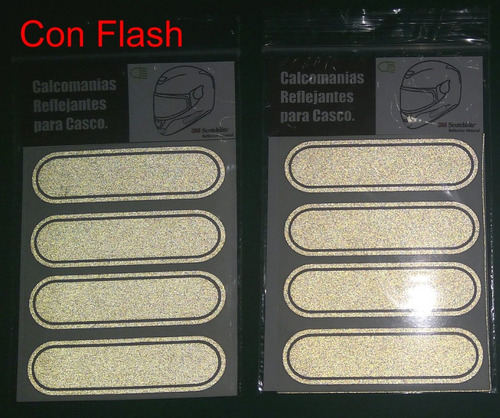 Calcomanias Reflejantes 3m Para Casco, Kit Para 2 Cascos Foto 10