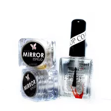 Kit Deco Uñas, Efecto Espejo, Mirror Faguer Nails. Promo