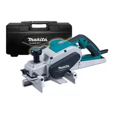 Cepillo 82mm 750w Profundidad 3mm + Maleta Makita M1100kb Color Turquesa Incluye Maletin