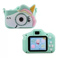 Cámara Vivitar Kidzcam Camara Para Niños Unicornio Verde