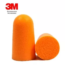 Protetor Auricular 3m Espuma Ouvidos Abafador 30 Pares Cor Alaranjado