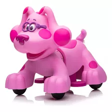 Cachorro Passeio Elétrico 6v Rideamal Blues Clues Magenta Cor Rosa Voltagem Do Carregador 110v/220v