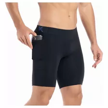 Kit 3 Bermudas Térmica Com Bolso Corrida Academia Treino