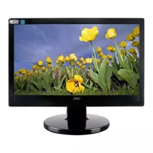 Monitor Aoc 15,6 Hd Para Pc De Escritorio