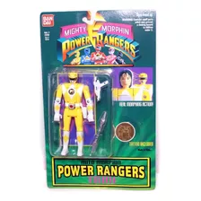 Power Rangers Amarela Vira Cabeça Boneco Bandai 1994 Lacrado