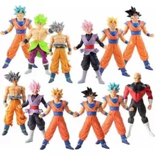 Muñecos Dragon Ball Z Goku Black Ultra Instinto 18 Cm Único 