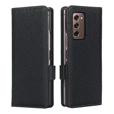 Funda Para Samsung Galaxy Z Fold 5g 2019 Tipo Folio Negro