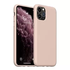 Funda Para iPhone 11 Pro Silicona/microfibra Arena Rosa