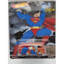 Hotwheels Volkswagen T1 Panel -super Homem-dc Comics