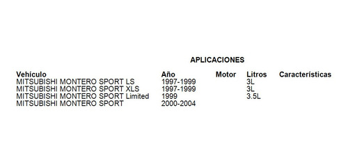 Compresor De A/c Mitsubishi Montero Sport Ls 1997-1999 3.0l Foto 3