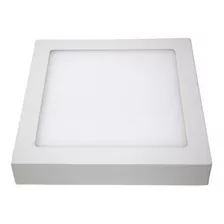 Plafon De Led 25w Teto Sobrepor Quadrado Luz Branca