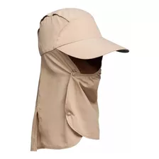 Gorra De Trekking En Desierto Desert 500 Anti-uv Marrón