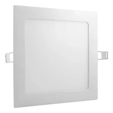 Painel Plafon Led 24w Quadrado Embutir Branco Frio E Quente