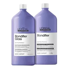 Loreal Blondifier Gloss Sha 1500ml + Cond 1500ml +2 Válvulas