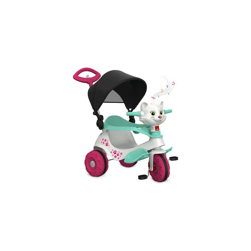 Triciclo Infantil Bandeirante Suporta 80kg Linha Escolar