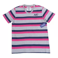 Playera Cuello V Aeropostale Talla M Fit