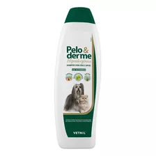 Shampoo Pelo E Derme Hipoalergênico Cães Gatos Vetnil 320ml