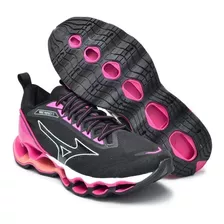 Tênis Mizuno Wave Prophecy 11 Feminino Black/pink Lz