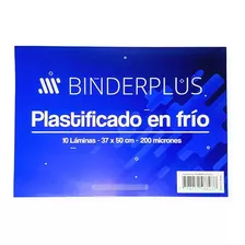 Plancha De Plastificado En Frío Binderplus 37x50cm X 10unid